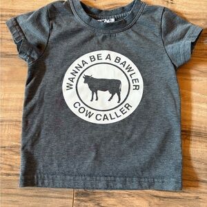 Toddler Cow Short Sleeve Shirt